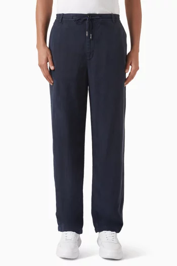 Murray Wide-leg Pants in Linen-blend