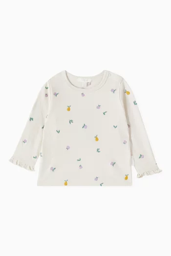 Embroidered Top in Organic Cotton