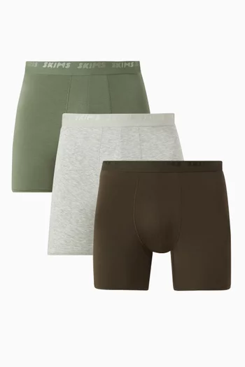 Cotton 5" Boxer Briefs, Set of 3