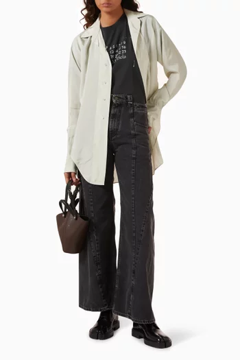 Décortiqué Wide-leg Jeans in Denim