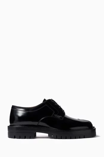 Tabi Derby Shoes in Leather