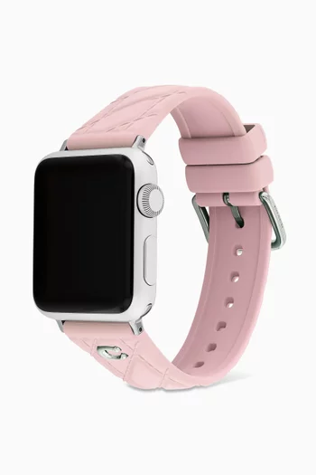 Apple Watch Strap in Quilted Silicone