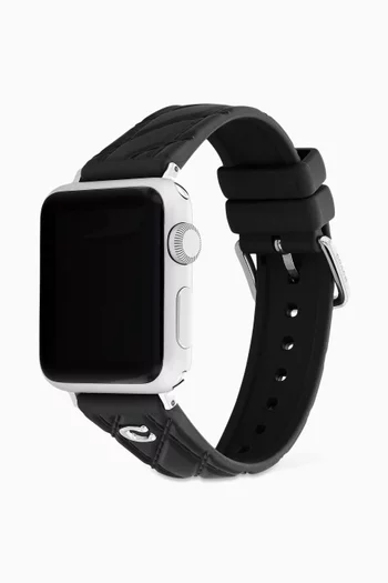Apple Watch Strap in Quilted Silicone