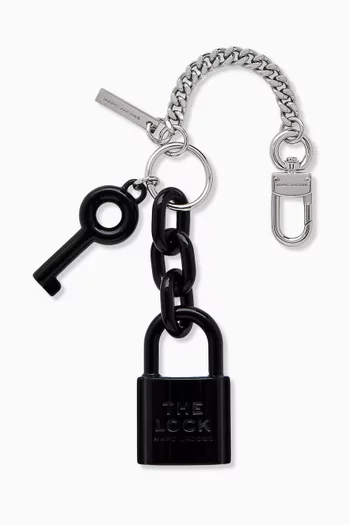 The Padlock Bag Charm in Acrylic
