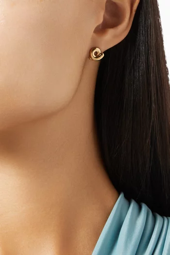 Mini Tarallo Earrings in 9kt Yellow Gold
