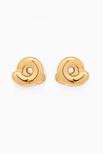 Mini Tarallo Earrings in 9kt Yellow Gold