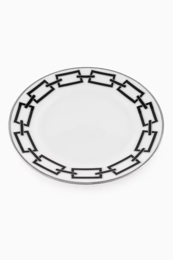 طبق تقديم خبز مسطح بورسلين، 16 سم