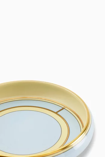 Oggetti Round Change Tray in Porcelain