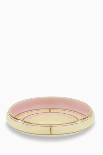 Oggetti Round Change Tray in Porcelain