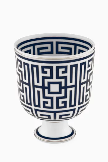Labirinto Cachepot Vase in Porcelain