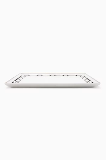 Feeling Change Square Tray Plate in Porcelain, 30cm