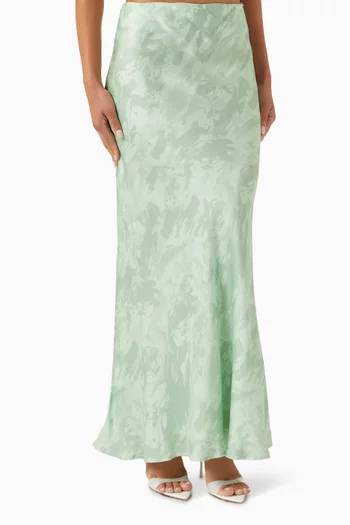 Hokkano Maxi Skirt in Viscose