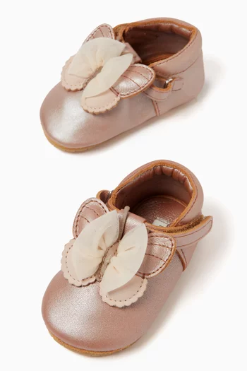 Amdy Shoes in Metallic Leather