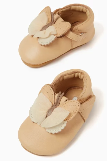 Amdy Shoes in Metallic Leather