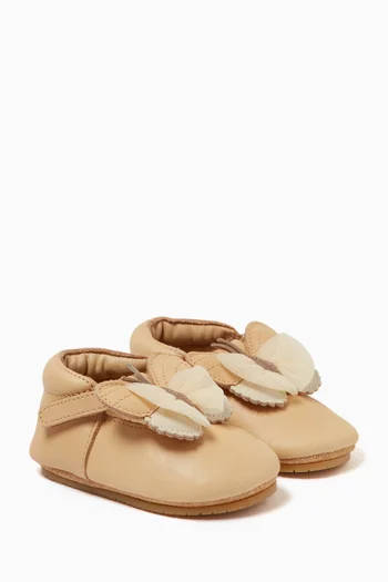 Amdy Shoes in Metallic Leather