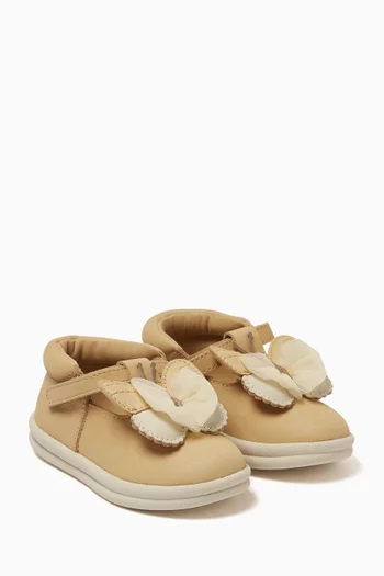 Vlindy Shoes in Metallic Leather