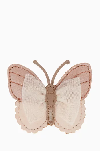 Qalja Hairclip in Metallic Nubuck