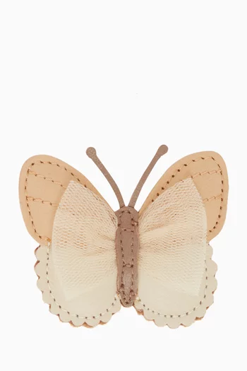 Qalja Hairclip in Metallic Nubuck