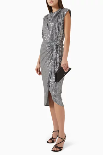 Sequin-embellished Fringe Skirt