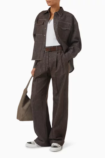 Sparkling Shirt in Denim