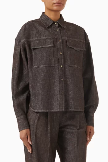 Sparkling Shirt in Denim