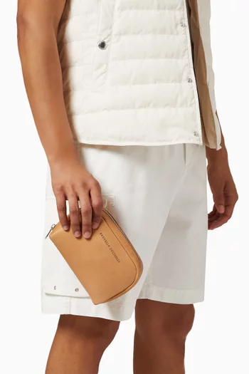 Small Beauty Case in Leather