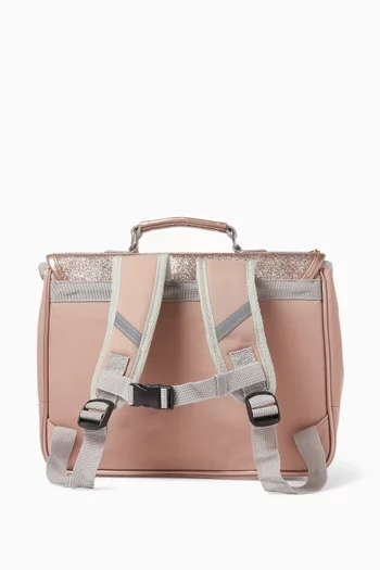 Small Flounces Glitter School Bag