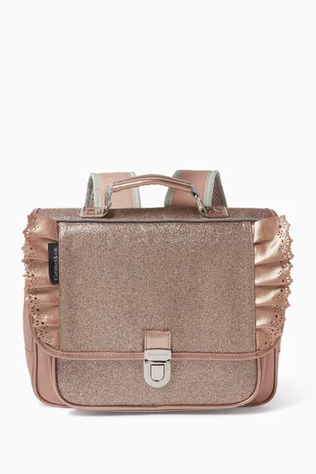 Small Flounces Glitter School Bag