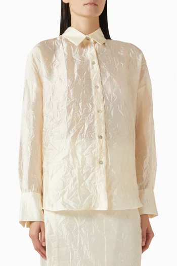 Crinkle-effect Shirt