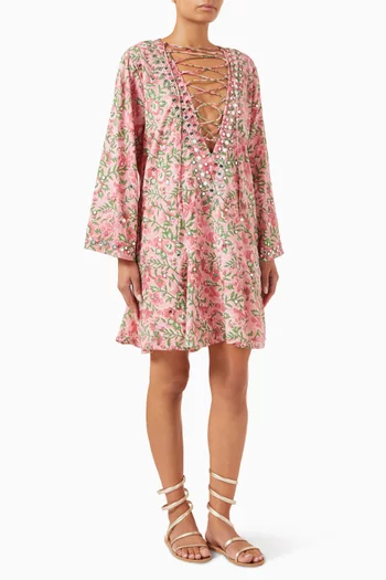 Classic Mirror Short Kaftan