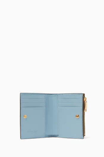 Small Bi-fold Wallet in Nappa Leather