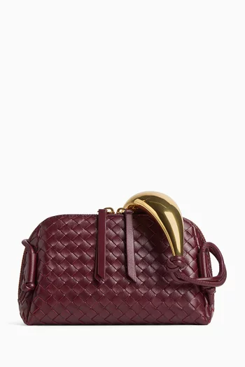 حقيبة كونسرت جلد مجدول