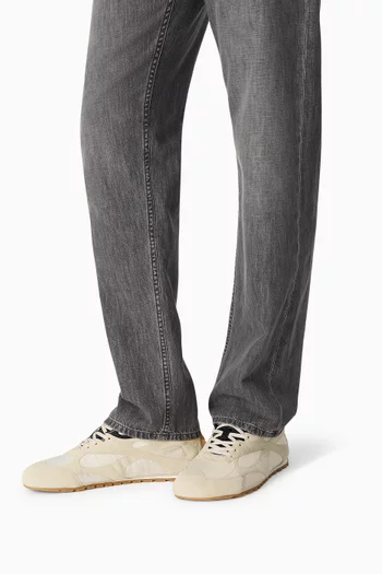 Orbit Flash Sneakers in Suede & Nylon