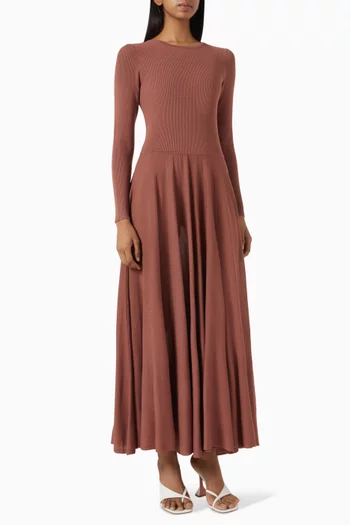 Fit & Flare Knit Dress