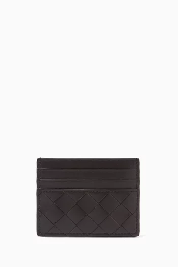 Card Case in Intrecciato Nappa Leather