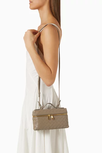 Bang Bang Vanity Case Bag in Intrecciato Leather