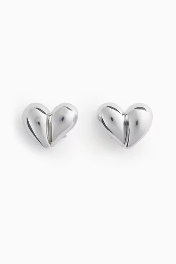 Drop Clip-on Earrings in Sterling Silver