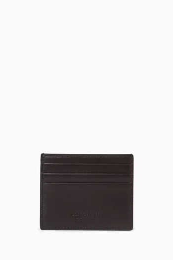 Card Case in Intrecciato Calf Leather