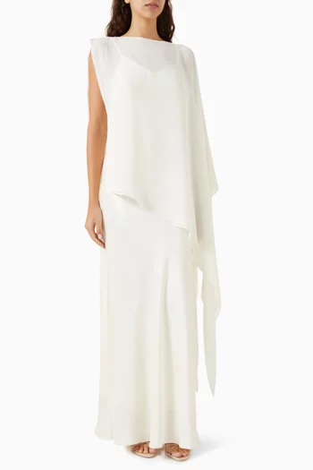 Orla Cape Maxi Dres