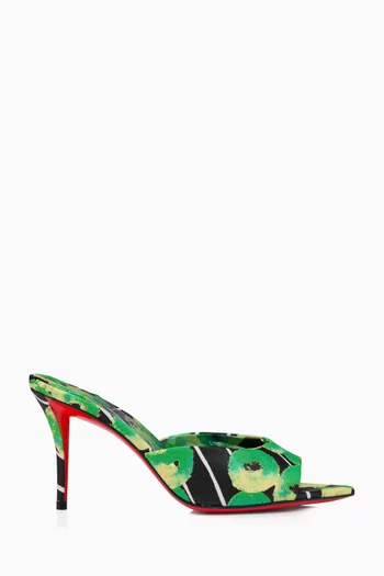 Miss Z 80 Mule Sandals in Gaagal Coated Canvas
