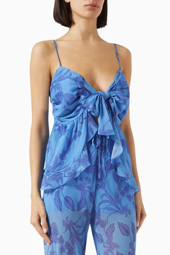 Jeanne Tie-up Cami Top