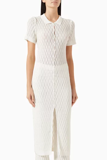 Kirra Pointelle Knit Top
