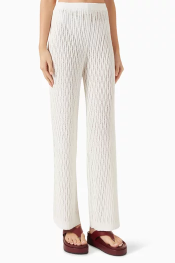 Kirra Pointelle Knit Pants
