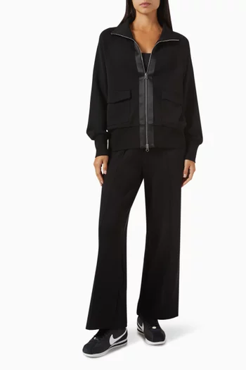 Roxbury Zip-through Sweater in DoubleSoft®