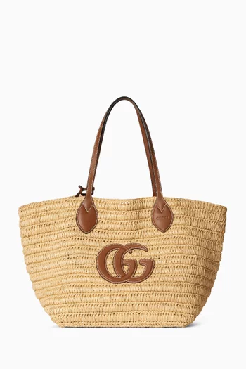 Medium Tote Bag in Raffia