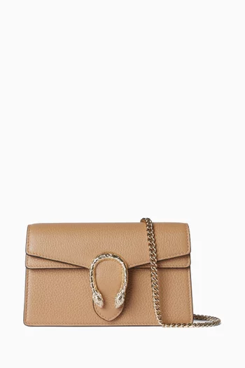 Mini Dionysus Shoulder Bag in Grainy Leather