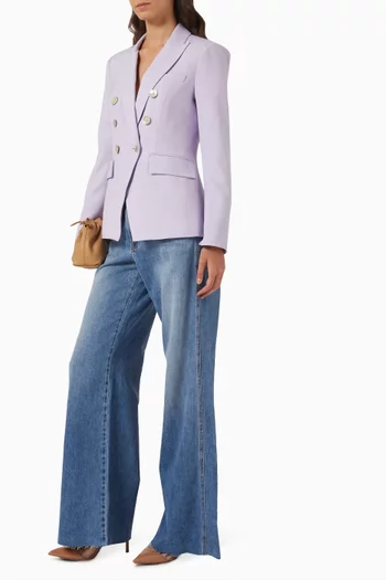 Miller Dickey Blazer in Stretch-viscose