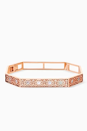 Oud Turath Bangle in 18kt Rose Gold