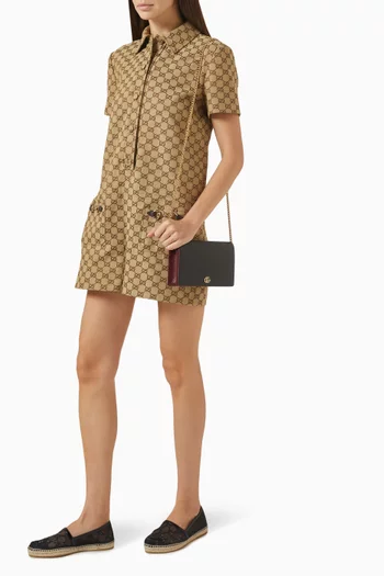 GG Marmont Wallet on Chain in Leather