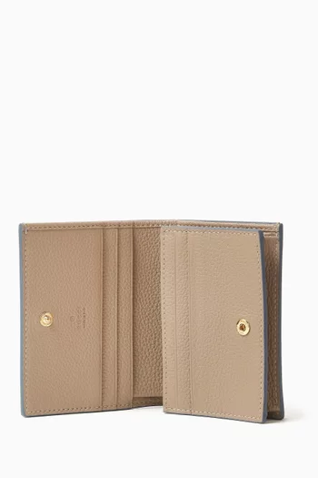 Mini GG Marmont Wallet in Leather